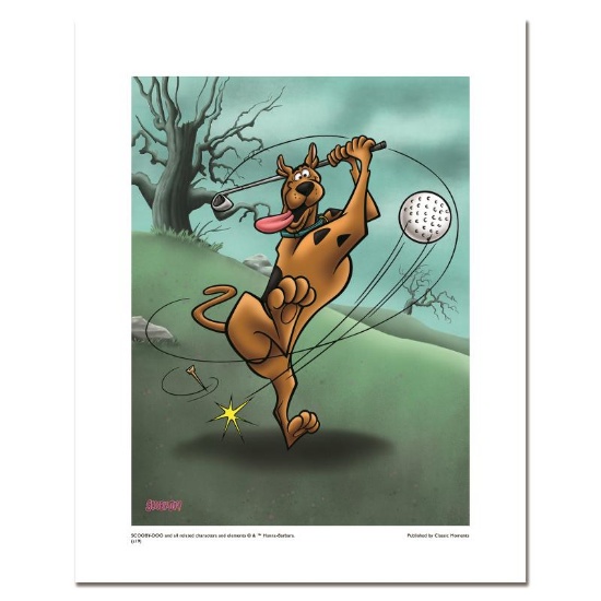 "Scooby Golf" Numbered Limited Edition Giclee from Hanna-Barbera with Certificat