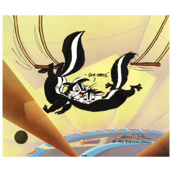 "Kitty Catch" by Chuck Jones (1912-2002). Limited Edition Animation Cel with Han