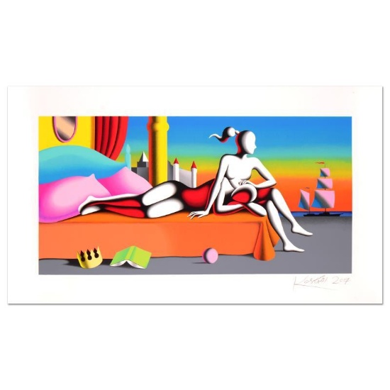 Mark Kostabi, "Beyond Forever" Limited Edition Serigraph, Numbered and Hand Sign