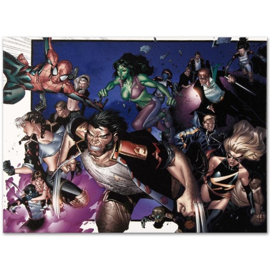 Marvel Comics "House of M #6" Numbered Limited Edition Giclee on Canvas by Olive