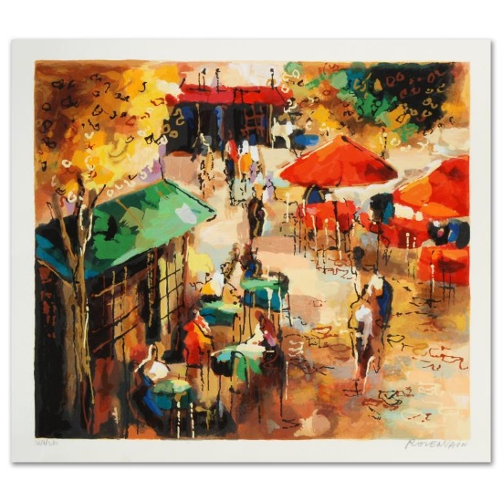 "Street Scene" Limited Edition Serigraph by Michael Rozenvain, Hand Signed with