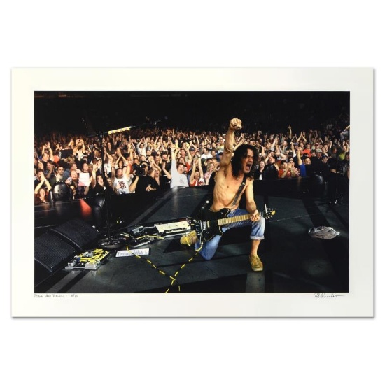 Rob Shanahan, "Eddie Van Halen" Hand Signed Limited Edition Giclee with Certific