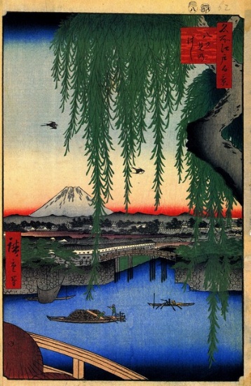 Hiroshige  - Yatsumi Bridge
