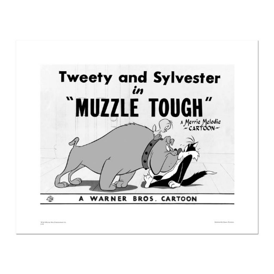 "Muzzle Tough" Numbered Limited Edition Giclee from Warner Bros. with Certificat