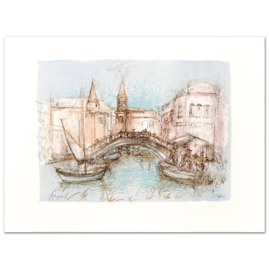 "Chioggia" Limited Edition Lithograph by Edna Hibel (1917-2014), Numbered and Ha