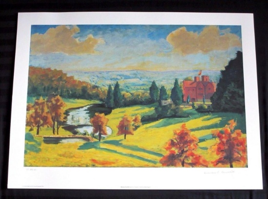 Sir Winston Churchill "View of Chartwell"