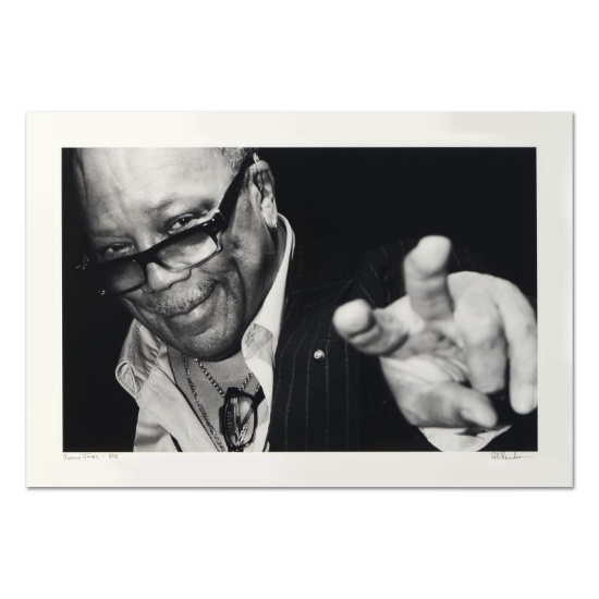 Rob Shanahan, "Quincy Jones" Hand Signed Limited Edition Giclee with Certificate