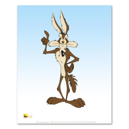 "Wile E. Coyote" Limited Edition Sericel from Warner Bros.. Includes Certificate