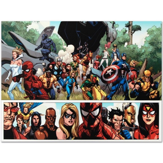 Marvel Comics "Secret Invasion #1" Numbered Limited Edition Giclee on Canvas by