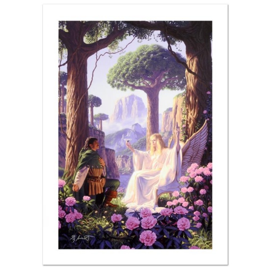 "The Gift Of Galadriel" Limited Edition Giclee on Canvas by Greg Hildebrandt. Nu