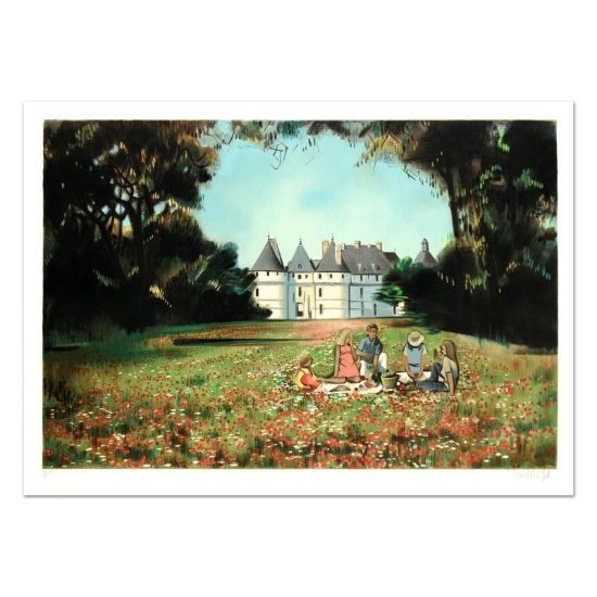Robert Vernet Bonfort, "The Picnic" Limited Edition Lithograph, Numbered and Han