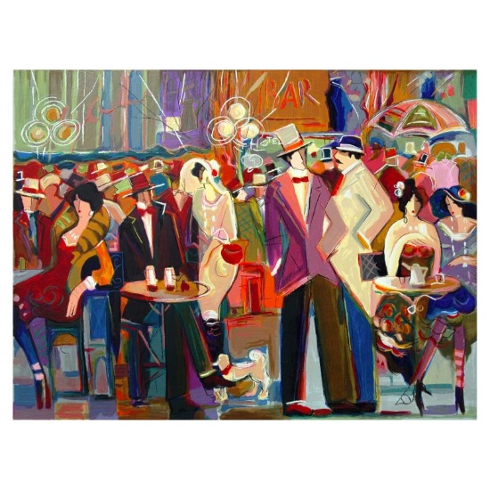 Isaac Maimon, "La Grande Barre" Limited Edition Serigraph, Numbered and Hand Sig