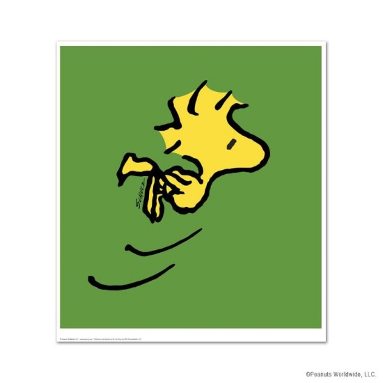Peanuts, "Woodstock" Hand Numbered Limited Edition Fine Art Print with Certifica