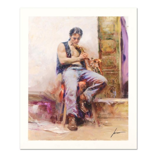 Pino (1939-2010) "Music Lover" Limited Edition Giclee. Numbered and Hand Signed;