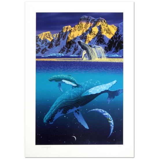 "The Humpback's World" Limited Edition Serigraph by William Schimmel, Numbered a