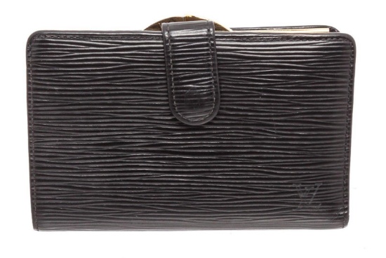 Louis Vuitton Black French Wallet