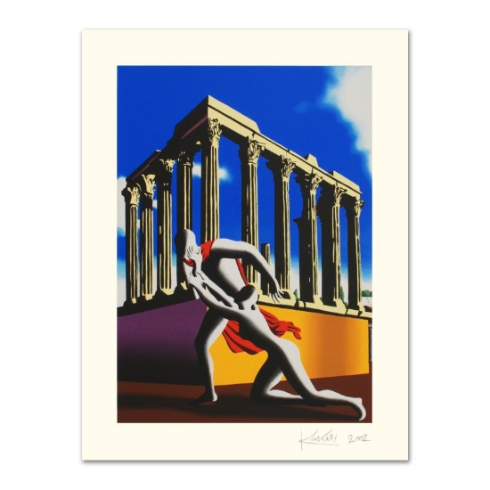 Mark Kostabi, "Eternal City" Limited Edition Serigraph, Numbered and Hand Signed
