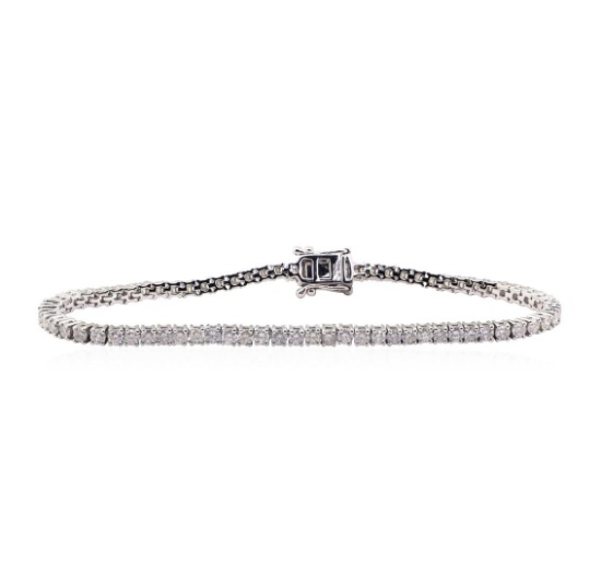 4.76 ctw Diamond Bracelet - 14KT White Gold