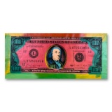 100 Dollar Old Ben Bill by Steve Kaufman (1960-2010)