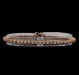 14KT Rose Gold 1.78 ctw Diamond Tennis Bracelet