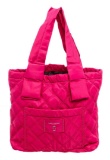 Marc Jacobs Pink Quilted Nylon Knot Tote Bag