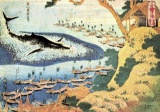 Hokusai - Ocean Landscape and Whale