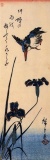 Hiroshige Kingfisher and Lilies 2