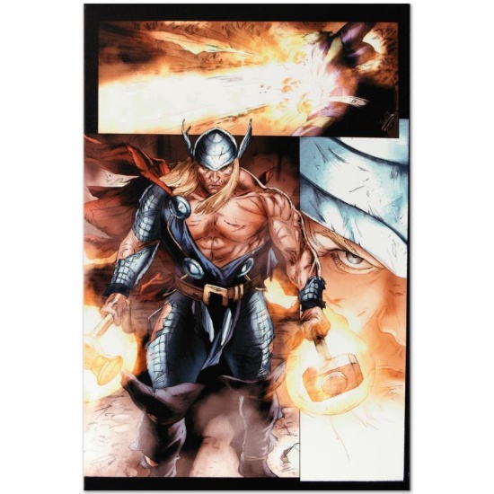 Marvel Comics "Secret Invasion: Thor #3" Numbered Limited Edition Giclee on Canv