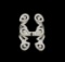 0.92 ctw Diamond Ring - 14KT White Gold