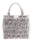 Michael Kors Silver Flora Burst Shoulder Bag