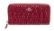 Coach Red Leather Zippy Wallet