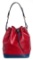 Louis Vuitton Red Blue Epi Leather Noe GM Drawstring Shoulder Bag