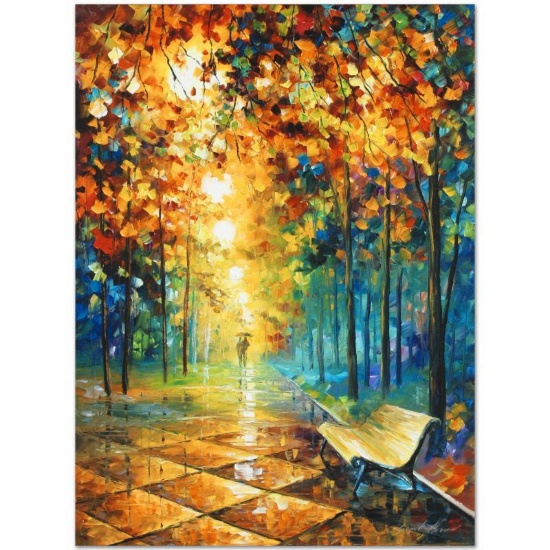 Misty Park by Afremov (1955-2019)