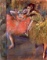 Edgar Degas - Two Dancers Behind The Scenes