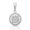 14K White Gold 0.25CTW Diamond Pendant Necklace, (SI3/H-I)