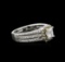 14KT White Gold 1.05 ctw Diamond Ring