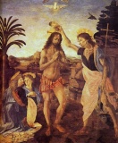 Leonardo da Vinci - Christs Baptism