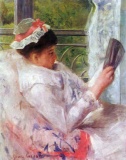 Mary Cassatt - Reading Mrs. (Lydia Cassat)