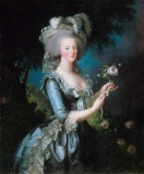 Louise Elisabeth Vigee-Lebrun - Marie-Antoinette with the Rose