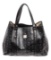 MCM Black Large Shopper Tote Bag