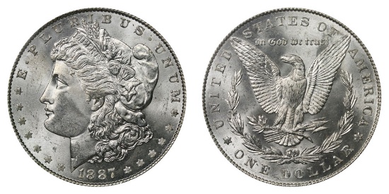 1987 American Silver Eagle .999 Fine Silver Dollar Coin