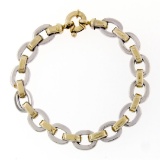 NEW Italian Solid 14K TT Gold 8