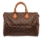 Louis Vuitton Brown Speedy 35cm Satchel Bag