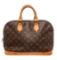 Louis Vuitton Brown Alma MM Satchel Bag