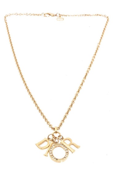Christian Dior Gold Necklace