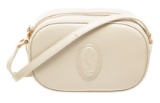 Yves Saint Laurent White Leather Crossbody Bag