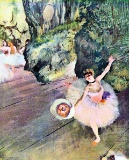 Edgar Degas - Dancer With A Bouquet Of Flowers (The Star Of The Ballet)