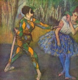 Edgar Degas - Harlequin And Colombine