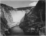 Adams - Looking Down the Colorado River Toward the Boulder Dam