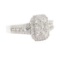 1.04 ctw Diamond Ring - 14KT White Gold